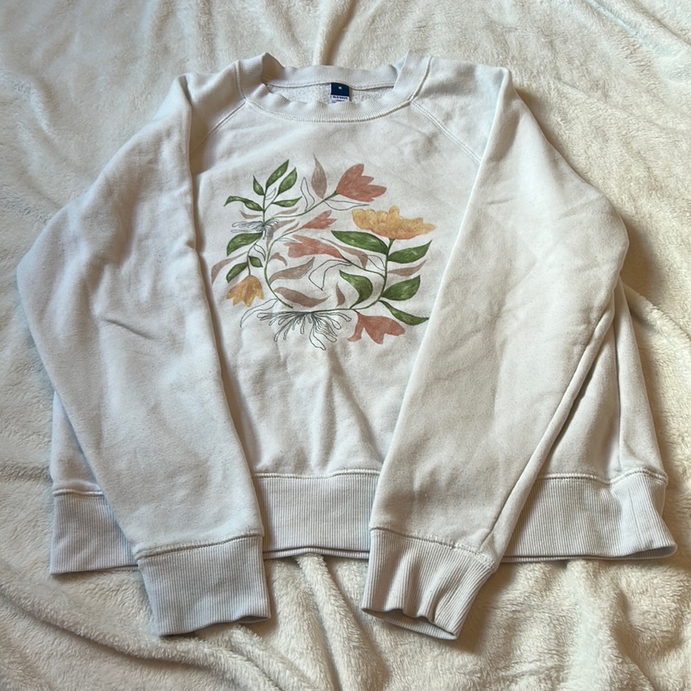 Old navy floral sweater